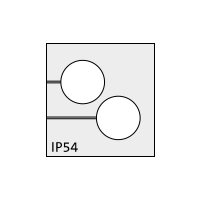 QT 2/7 QUICK cable grommet, 2x7mm, gray