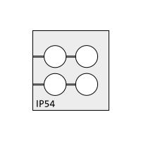 QT 4/5,5 QUICK cable grommet, 4x5.5mm, gray