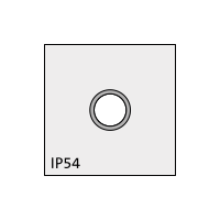 QT-AT-K-M 5x0,5 adapter tule schroefdraad, klein, grijs