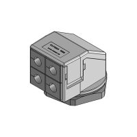 KVT 50/4-W90 90° split cable gland M50, screw nut, gray