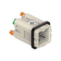 Binnenwerk SQUICH 3P+A, 10A, 400V, 21.21, Male