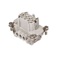 Binnenwerk Schroef 6P+A, 16A, 500V, 44.27, Female