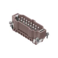 Binnenwerk Schroef 180°C 16P+A, 16A, 500V, 77.27, Male