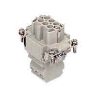 Binnenwerk Veerklem 6P+A, 16A, 500V, 44.27, Female