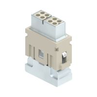 MIXO megabit krimp 8P+A, 10A, 50V, Female