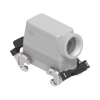 Stekkerhuis haaks hoog C-Type, 2 beugels, M32, 77.27