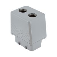 Stekkerhuis recht BIG, 4 nokken, 2xM25, 57.27