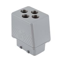 Stekkerhuis recht BIG, 4 nokken, 4xM20, 57.27