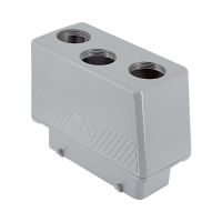 Stekkerhuis recht BIG, 4 nokken, 3xM32, 104.27