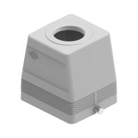 Stekkerhuis recht hoog C-Type, 2 nokken, M40, 77.62