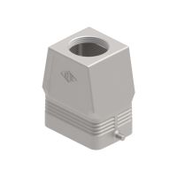 Stekkerhuis recht hoog EMC, 2 nokken, M32, 44.27