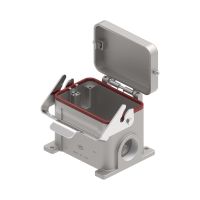 Opbouwhuis+deksel 180°C, 1 beugel, M40, 104.62