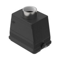 Stekkerhuis recht W-Type, 2 nokken, M40, 104.62