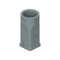 Stekkerhuis recht CKH-Type, 2 nokken, rubber, M25, 21.21