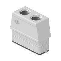 Stekkerhuis recht hoog IL-BRID, 2 nokken, 2xM20, 66.16