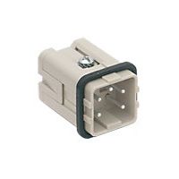 Binnenwerk Veerklem 4P+A, 10A, 400V, 21.21, Male