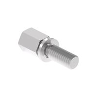 Borgbout voor D-SUB, UNC 4-40 draad, voor paneelmontage