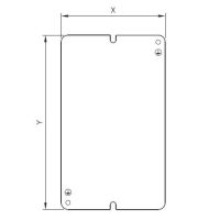 Montageplaat voor DE(H)02-PE(H)02 verzinkt