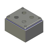 HD Drukknopkast 130mm 150mm D.85mm 4 gaten M22