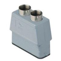 Stekkerhuis recht hoog IL-BRID, 2 nokken, 2xM20, 66.16