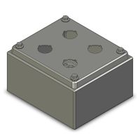 Drukknopkast 130mm 150mm D.85mm 4 gaten M22