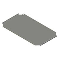 Bodemplaat voor sokkel B.800 mm D.500mmAISI304L