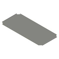 Bodemplaat voor sokkel B.1200 mm D.600mmAISI304L