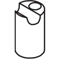 Montage fitting RVS AISI316 Ø12x20mm