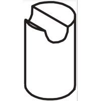 Lasbevestiging RVS AISI316