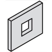 Koppelplaat Elektrolyt. verzinkt