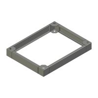 ZX sokkel B.600mm D.800mm H.100mm AISI304L (MX serie)