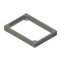 ZX sokkel B.800mm D.600mm H.100mm AISI304L (MX serie)