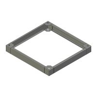 ZX sokkel B.800mm D.800mm H.100mm AISI304L (MX serie)