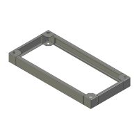 ZX sokkel B.1000mm D.500mm H.100mm AISI304L (MX serie)