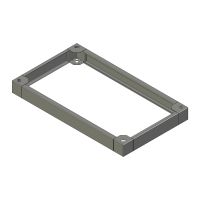 ZX sokkel B.1000mm D.600mm H.100mm AISI304L (MX serie)