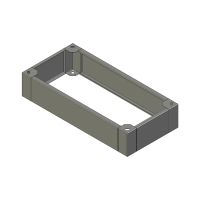 ZX sokkel B.1000mm D.500mm H.200mm AISI304L (MX serie)