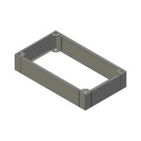 ZX sokkel B.1000mm D.600mm H.200mm AISI304L (MX serie)