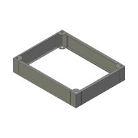 ZX sokkel B.1000mm D.800mm H.200mm AISI304L (MX serie)