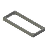 ZX sokkel B.1200mm D.500mm H.100mm AISI304L (MX serie)