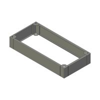 ZX sokkel B.1200mm D.600mm H.200mm AISI304L (MX serie)