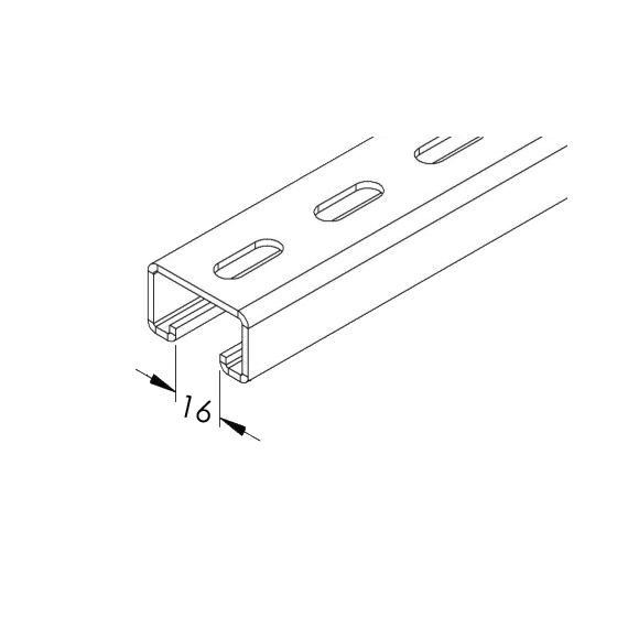 30mm DIN-rail vorm C